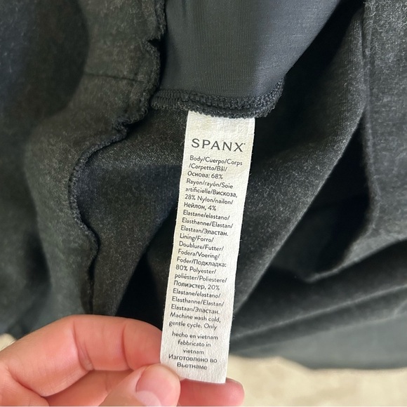 Spanx The Perfect Pant, Wide Leg grey XL Tall - Picture 13 of 14